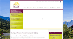 Desktop Screenshot of hotel-tenz.com